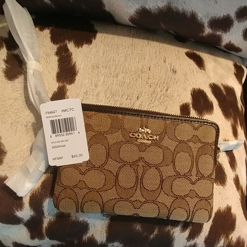 Coach Signature Wristlet